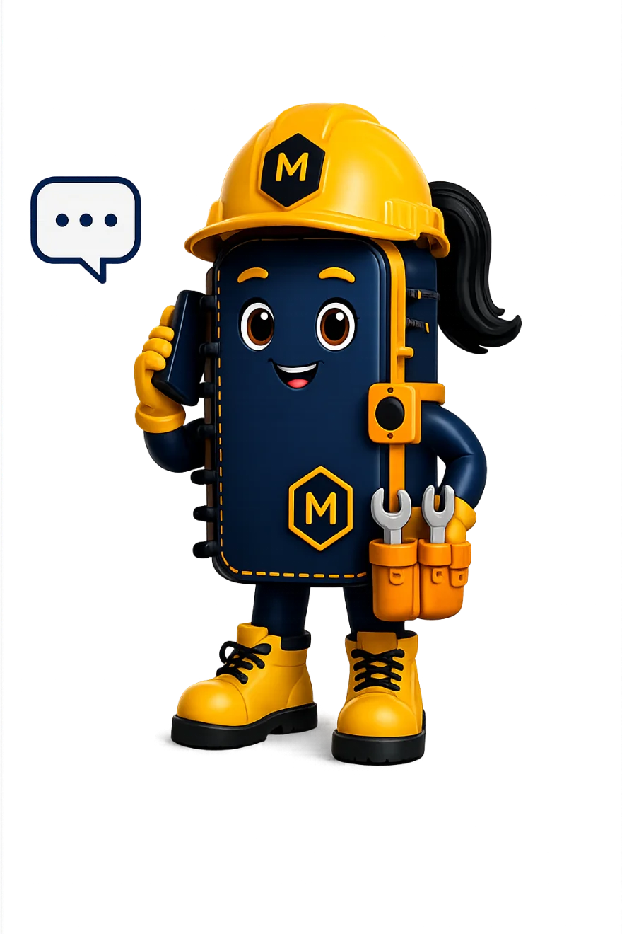 Martine, la mascotte Arti·App, répond au téléphone